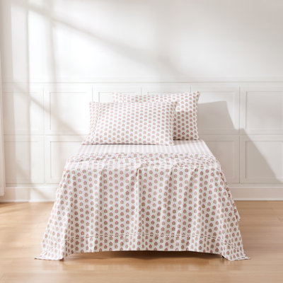 Prisha Floral Peach Sheet Set