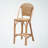 Drayven Natural Rattan Bar Stool, Modern-Bohemian