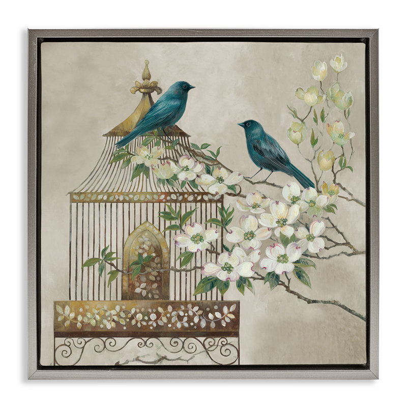 Cadre flottant neutre pour la ménagerie, par Elaine Vollherbst, Cadre flottant gris lustré, H 18 po x l 18 po
