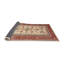Tapis beige/rouge traditionnel Weirton-1289151255