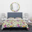 Ensemble de housse de couette designart à fleurs orchidées papillons-35228804