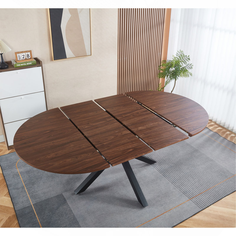 Pied de table extensible, table de salle à manger, table de bureau, table de café, panneau de fibres à densité moyenne