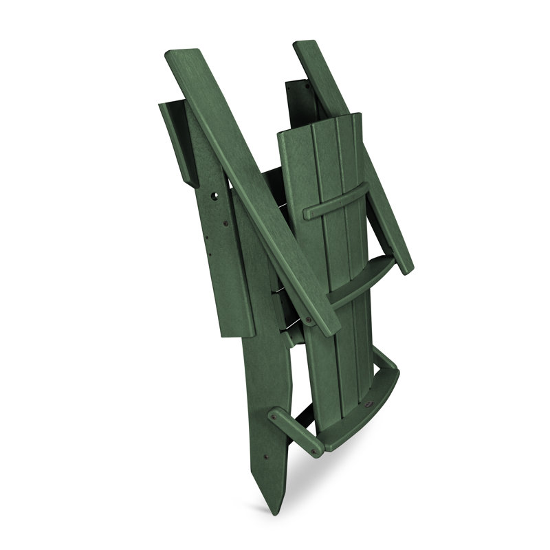POLYWOOD Quattro Folding Adirondack, Green