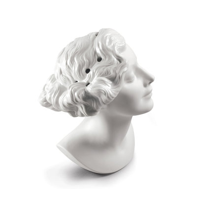 White 10.24" Porcelain Table Vase