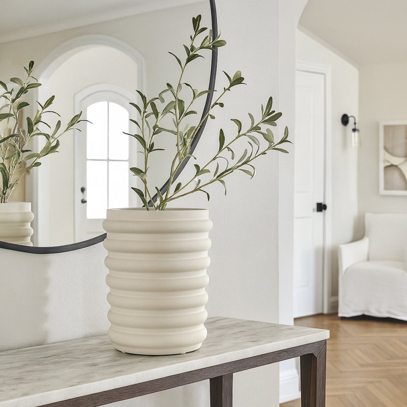 Vase de table Singita, H 9 po x l 7 po x P 7 po