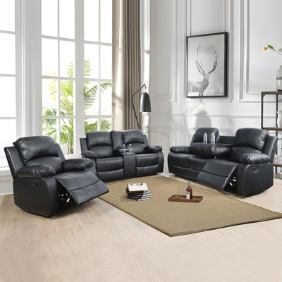 Keayon Faux Leather Recliner