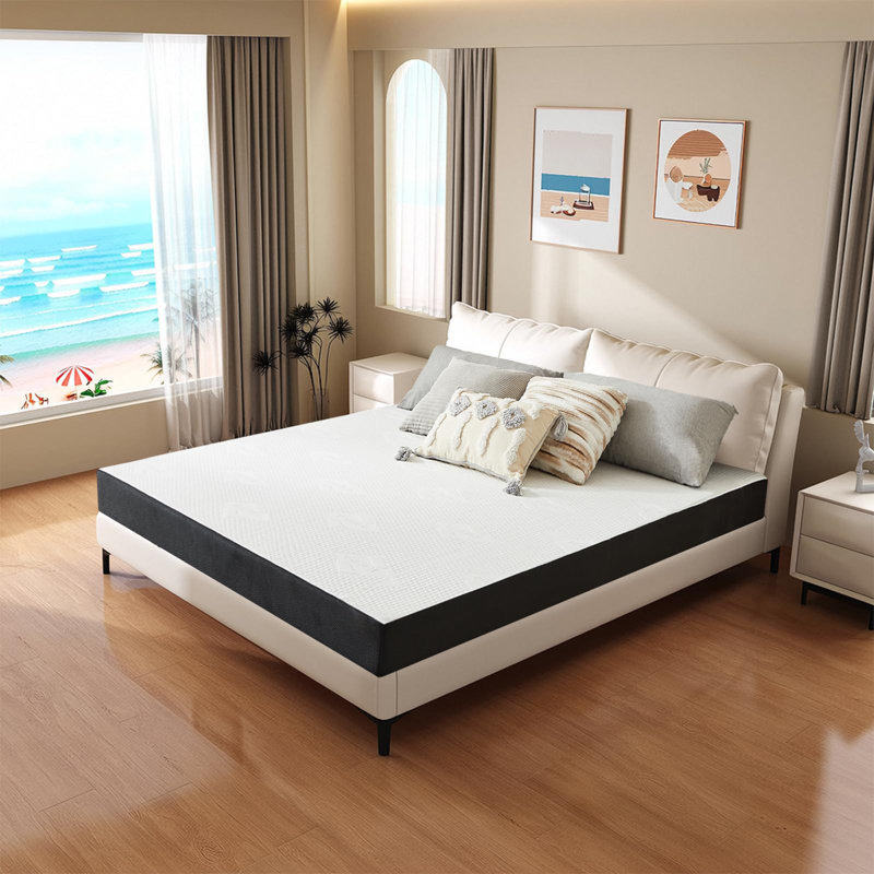 6 Inch Twin Gel Memory Foam Mattress Waterproof Medium Firm Kids Mattress in a Box Pressure Relief CertiPUR-US, 6inch