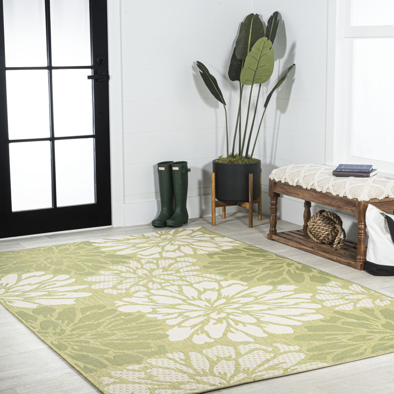 Tapis intérieur / extérieur Zinnia, Rectangle 9 pi x 12 pi