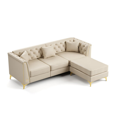 Canapé Chesterfield 81,5 "W