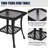 Lark Manor™ 9 Pieces Outdoor Patio Furniture Set, Rattan Wicker Sectional Swivel Rocker Chairs Sets-1338331744-1338331747