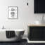 «Put A Lid On It Bathroom Bathroom Word Design», art textuel-872726737-872726765