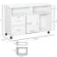 Support pour imprimante mobile avec rangement verrouillable Nordic Design