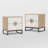 Sahan 20.8'' H Modern Nightstand With 2 Drawer