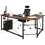 Desarae Adjustable L-Shaped Computer Desk