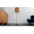 Joel 63.5" Coastal Bohemian Scallop Shade Rattan/Metal LED Floor Lamp with Pull Chain-564814308