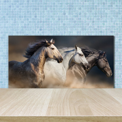 50cm W x 100cm L Glass Peel and Stick Panel