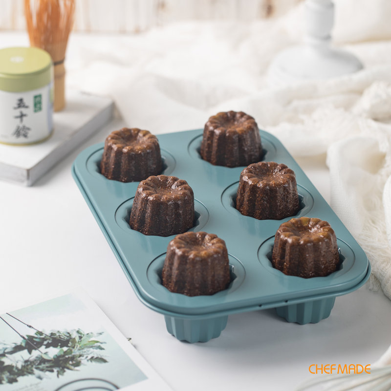 Chefmade 6 Cups Non-stick Muffin Pan