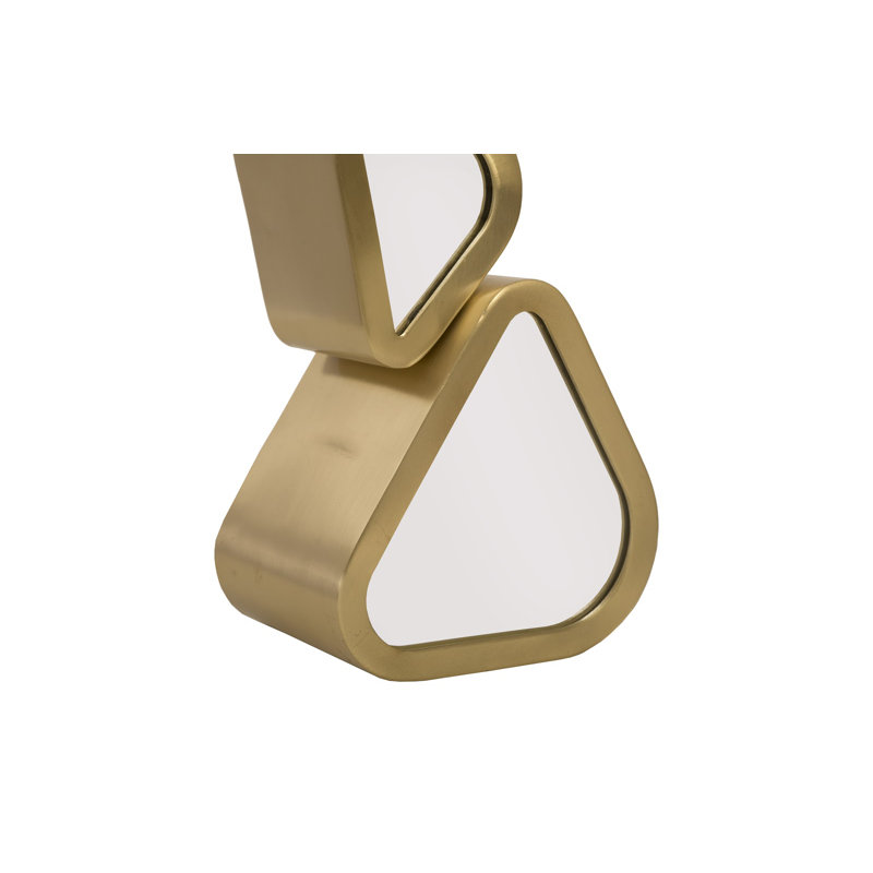 Lampe de table en or 28 po Pebble