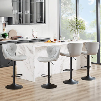 Swivel Adjustable Height Modern Bar& Counter Stool