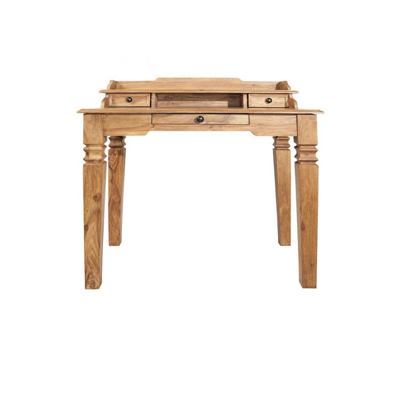 Granby Solid Wood Writing Desk, Teak