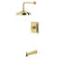 Robinet de baignoire et de douche à pression équilibrée à poignée simple Kingston Brass-103801698-104561522