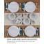 Service de table en grès 16 pièces Trellis, service pour 4-88948402