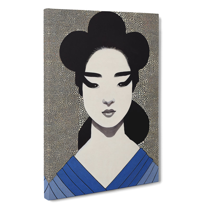 A Beautiful Geisha No.5 - Wrapped Canvas Print, 50cm H x 35cm W x 3cm D