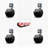 Wheel Caster with Brake Corner Mount