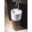 Nathanial 330 mm Freestanding Single Vanity with Integrated Ceramic and Stone Basin
