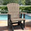 Chaise Adirondack en plastique