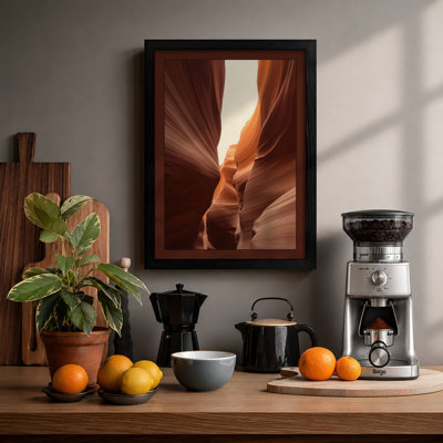 Canyon Light Minimalist - Framed Print