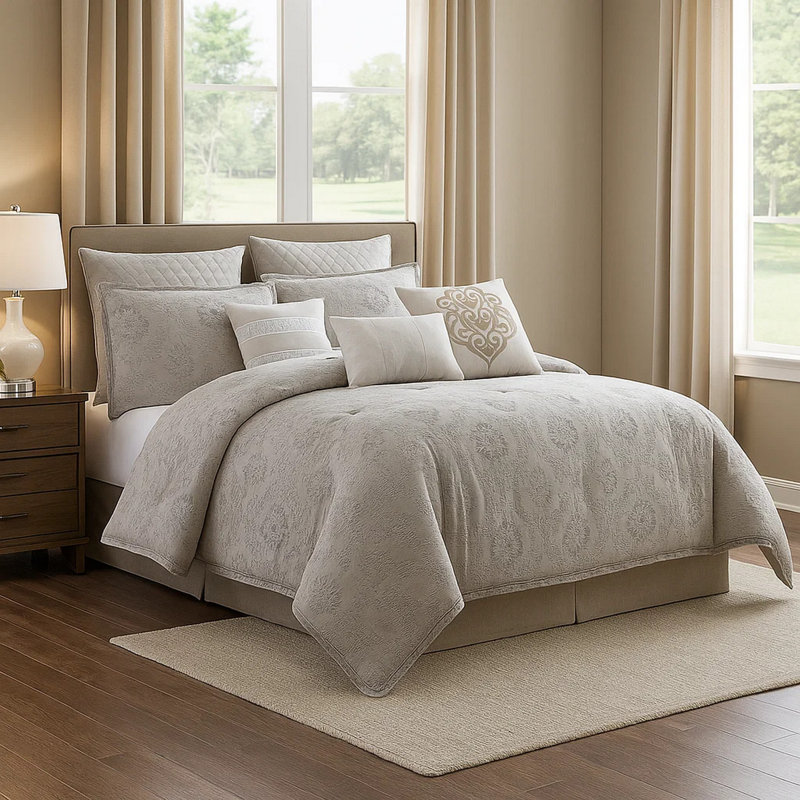  Ensemble d'édredon, Édredon pour très grand lit + 9 pièces supplém