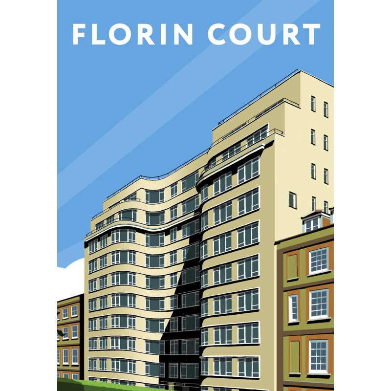 Florian Court by Richard O'Neil - Print, No Frame, 40 cm H x 30 cm W x 1 cm D