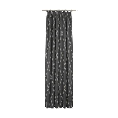 Beeman Pencil Pleat Opaque Single Curtain