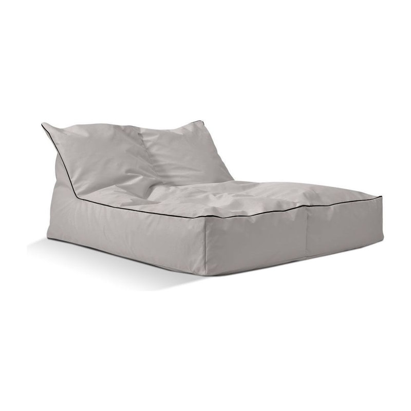 Bingo Sunbrella Outdoor Double Bean Bag, Gray