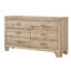 Ilmie commode double 6 tiroirs avec miroir