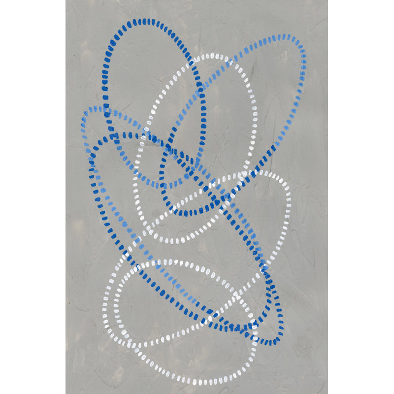 Running Stitch I by Vanna Lam - Painting, 76cm H x 51cm W, Wrapped Canvas