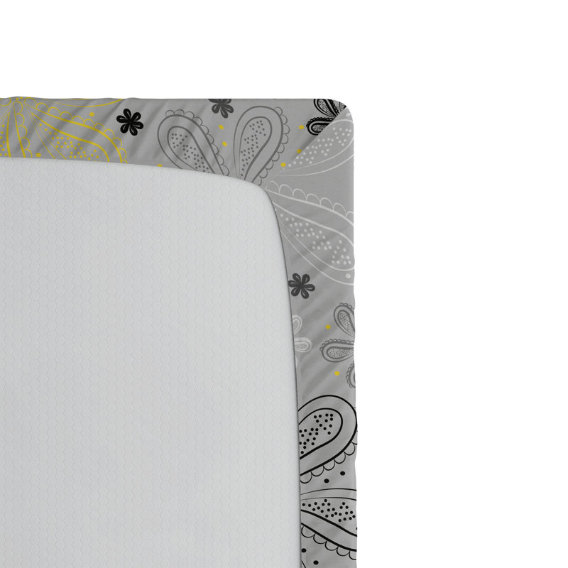Drap-housse gris Ambesonne, Ensemble de draps pour lit très grand californien