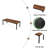 Practical Computer Desk,Rectangle Conference Table,Executive Desk-561702092