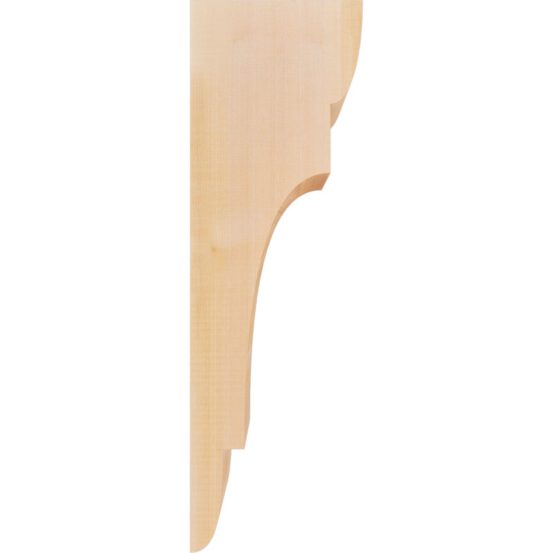 New Brighton Corbel, H 24 po x l 5,5 po x P 8 po, Cèdre rouge, Lisse