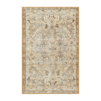 Tapis traditionnel crème / gris