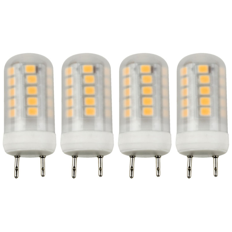 2.3 Watt (20 Watt Equivalent), T4 LED, Non-Dimmable Light Bulb, Warm White (3000K) Gy8.6 Base