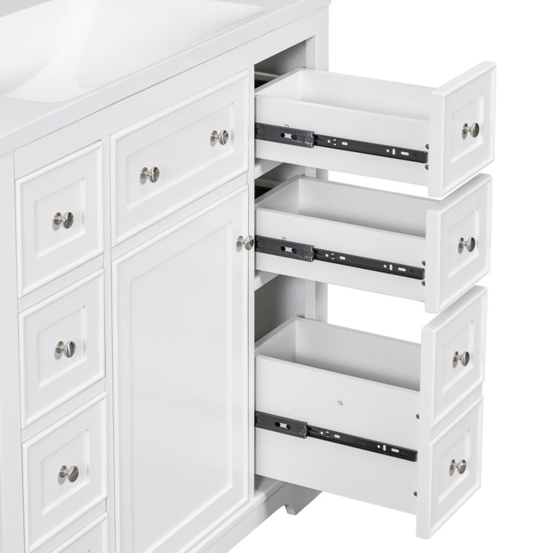 Meuble-lavabo de salle de bain sans base de meuble-lavabo seulement, Gris
