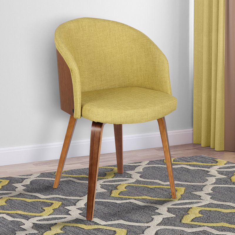 47cm H Polyester Blend Upholstered Armchair, Green