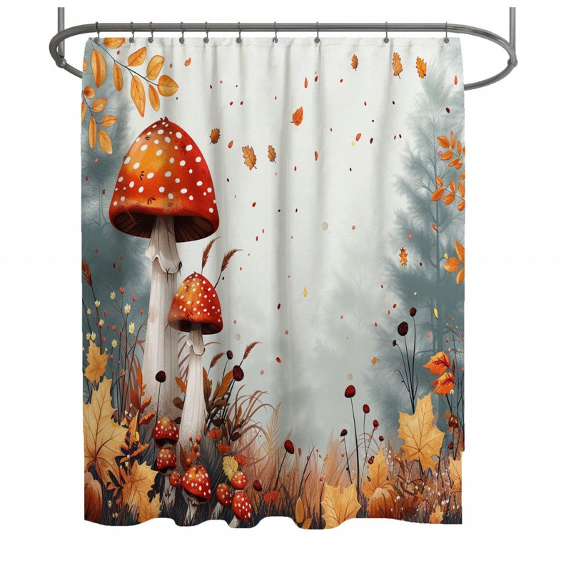 Wellen Shower Curtain, 83" H x 70" W