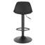 Rikard Swivel Upholstered Adjustable Height Counter Stool-418818361