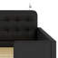 Lit plateforme tapissier avec 2 lampes de lecture-2028401861