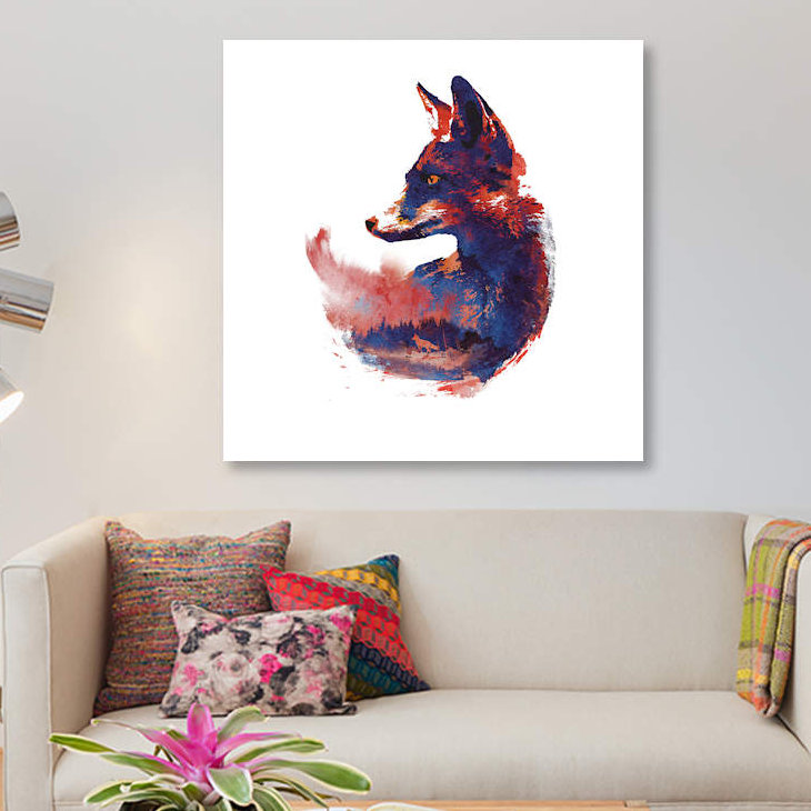 « the futures is brillante », reproduction sur toile, H 18 po x l 18 po x P 1,5 po, Toile tendue