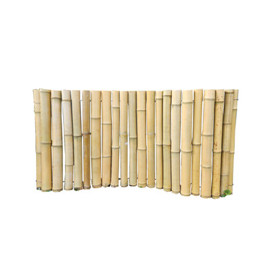 Extra‑Large Timber Bamboo Rolled Border Fence