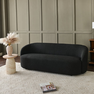 90'' Wide Boucle Upholstered 3-Seater Sofa